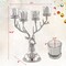 Costway Reindeer Candle Holder for Tealight Aluminum Christmas Ornament for 4 Candles